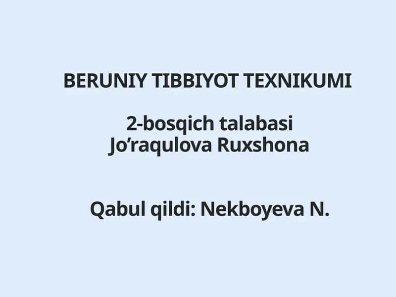 Demografik jarayonlarning tibbiy ijtimoiy ahamiyati