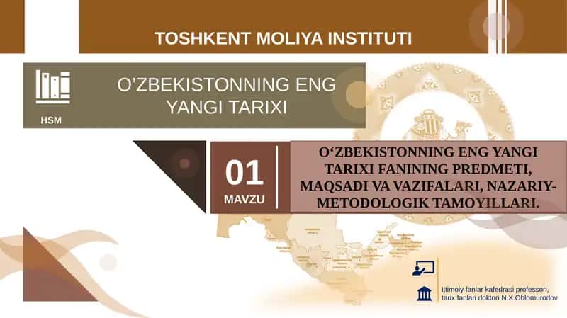 O‘zbekistonning eng yangi tarixi
