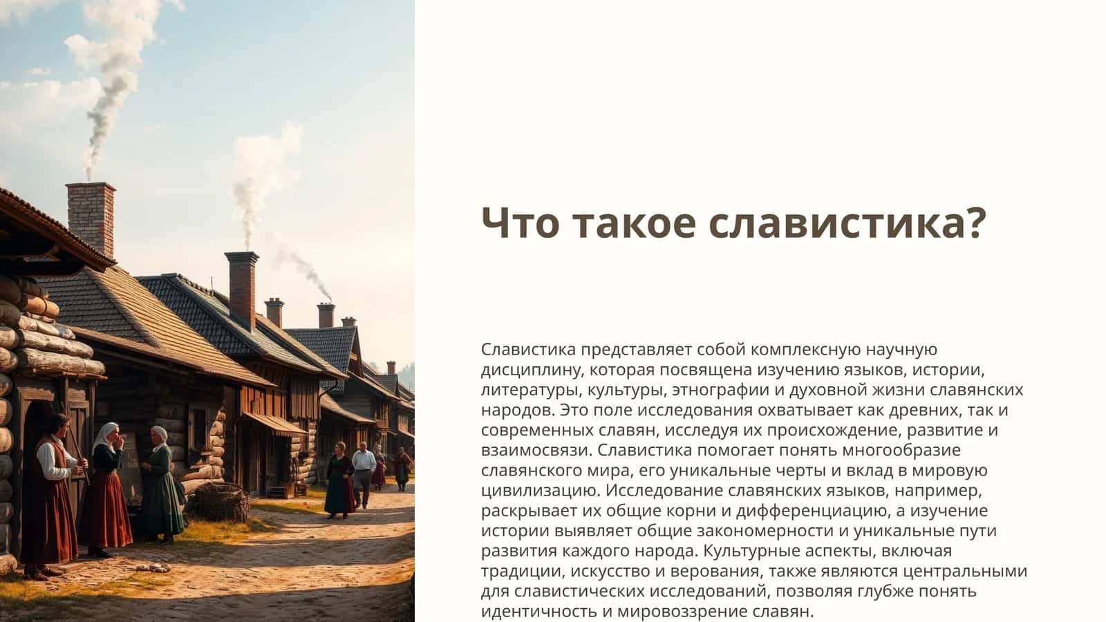 Что такое славистика