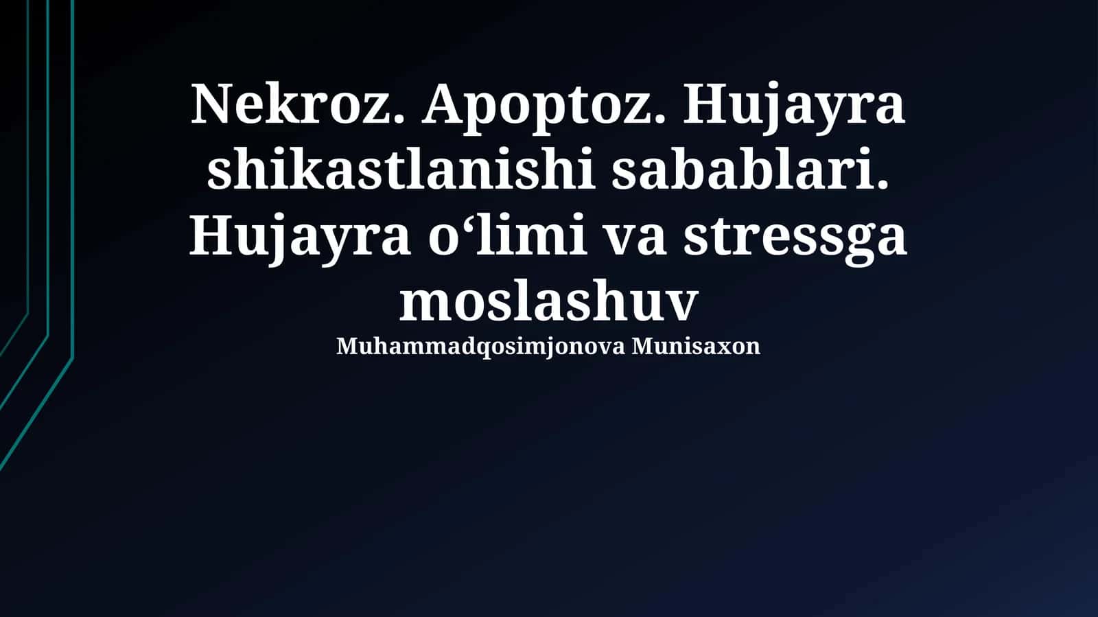 Nekroz: Ta'rifi, Turlari va Mexanizmlari