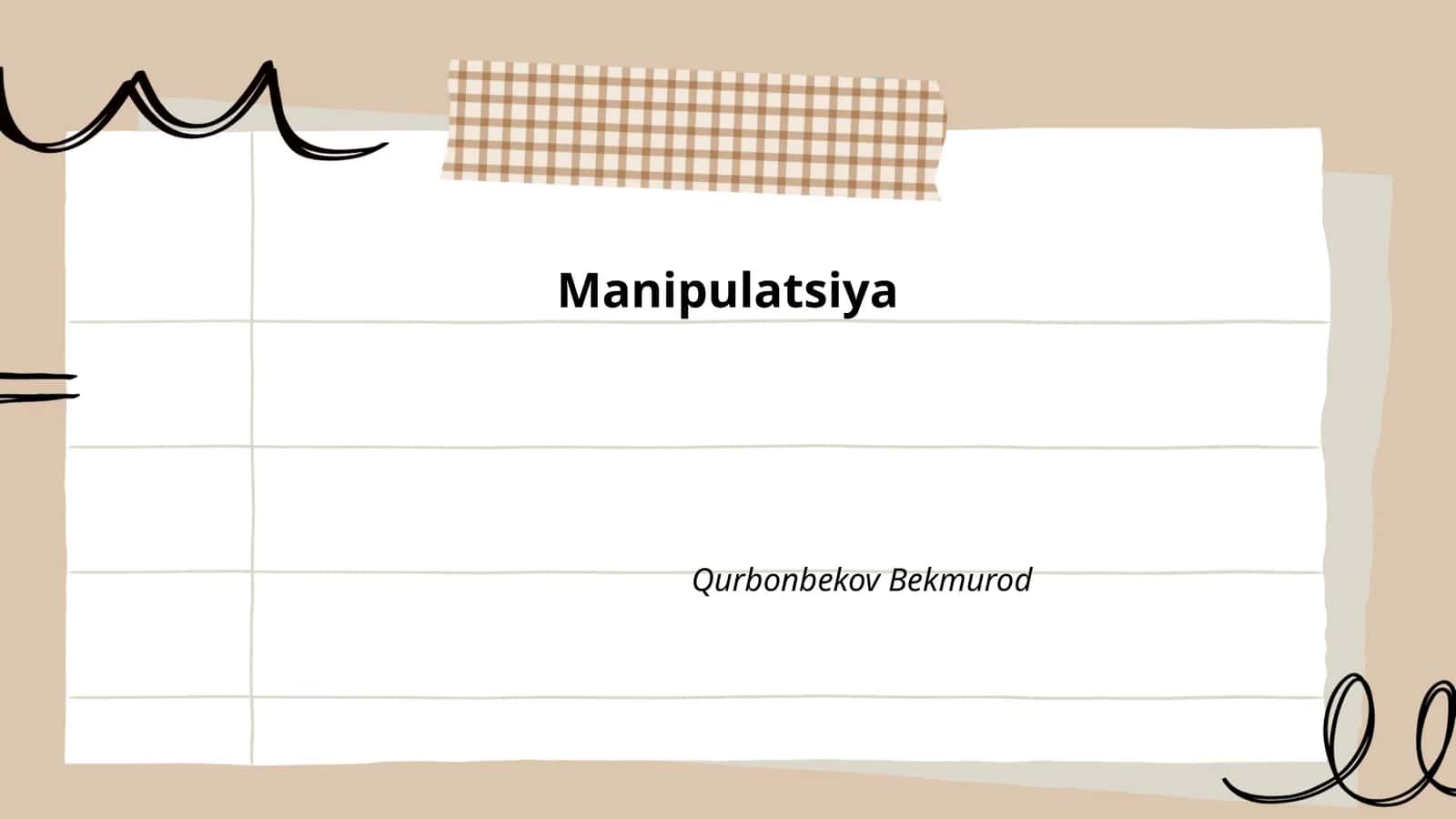 Manipulatsiya