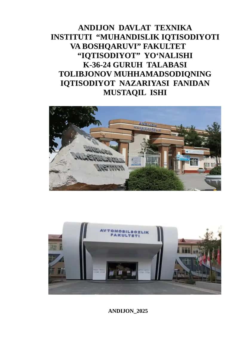 SOLIQLAR, ULARNING VAZIFALARI VA TURLARI
