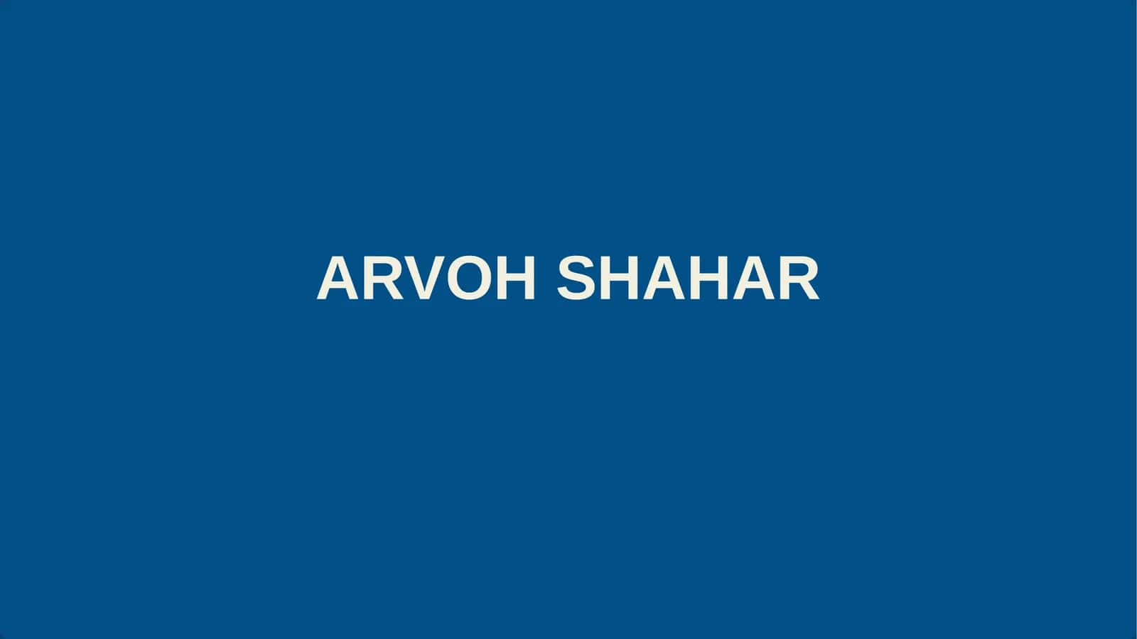 Arvoh Shahar