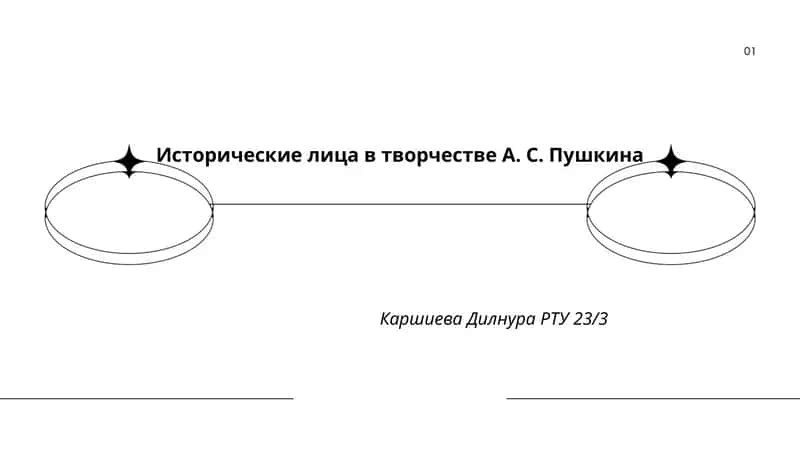 Исторические лица в творчестве А. С. Пушкина