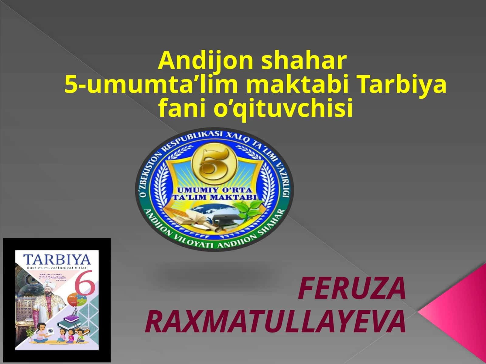 Rostgo’ylik va burch tanishtirish