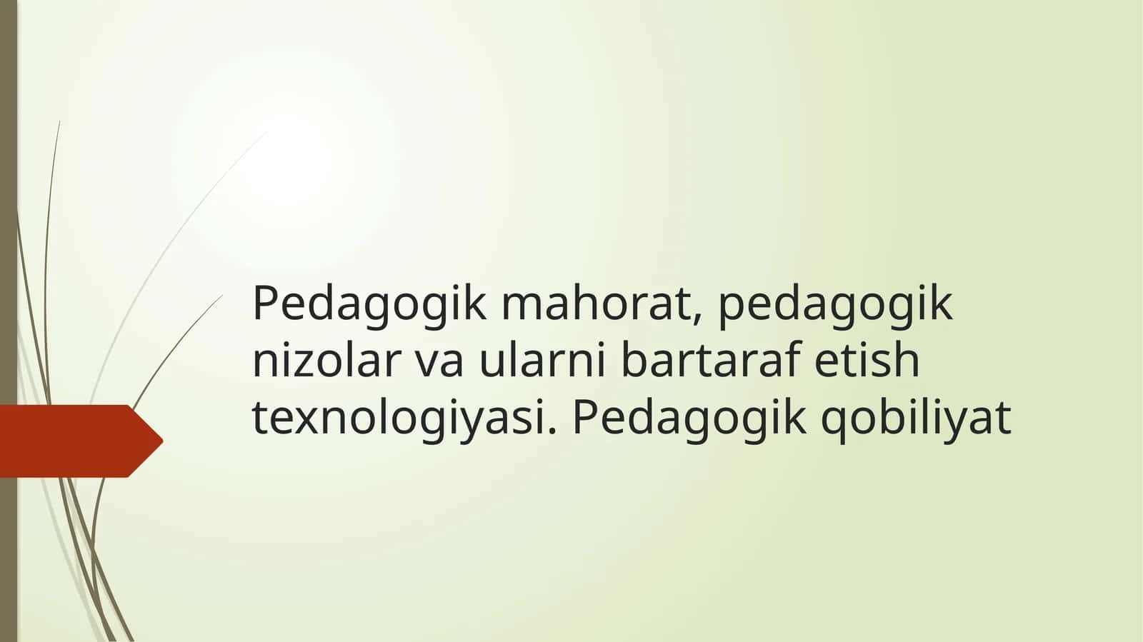 PEDAGOGIKMAHORAT