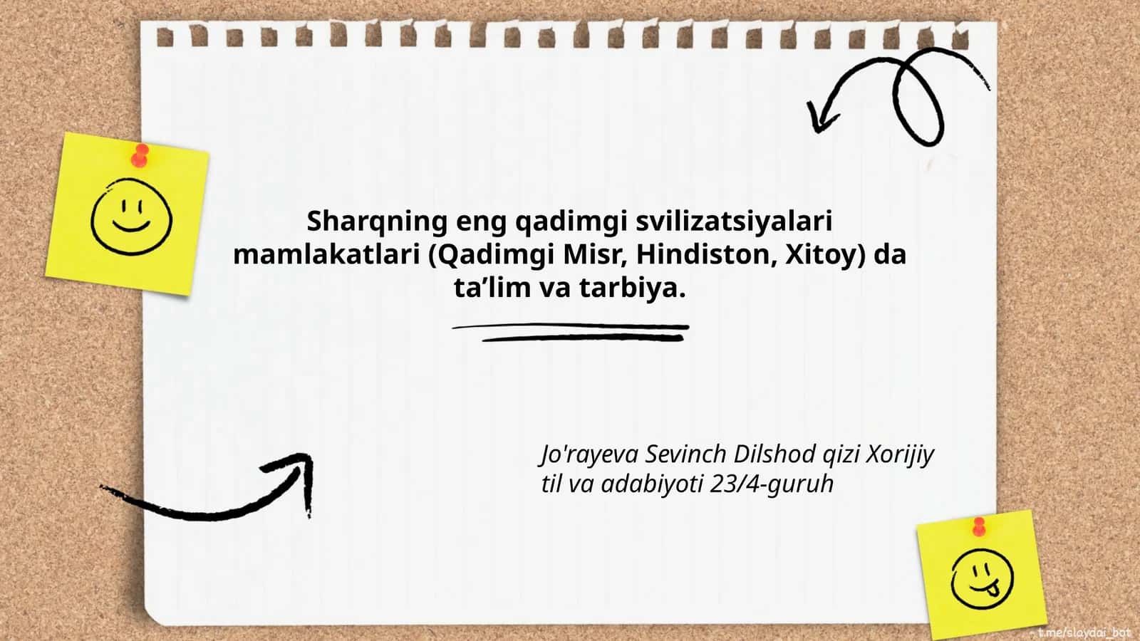 Xorijiy Til va Adabiyoti