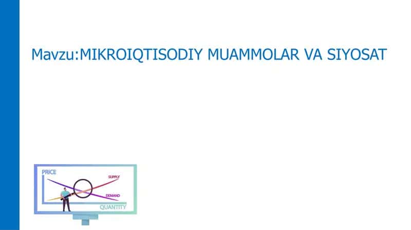 MIKROIQTISODIY MUAMMOLAR VASIYOSAT