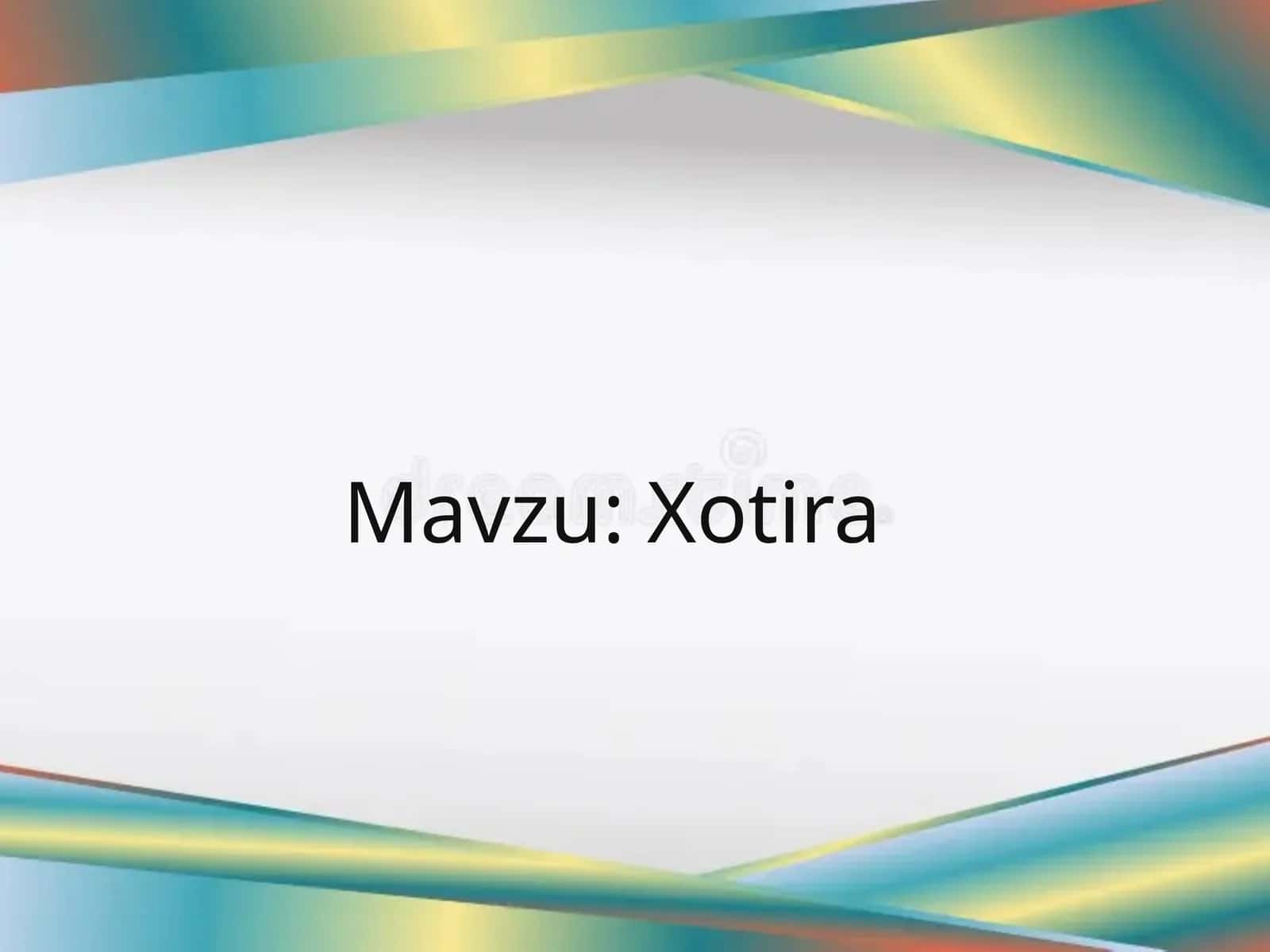 Xotira