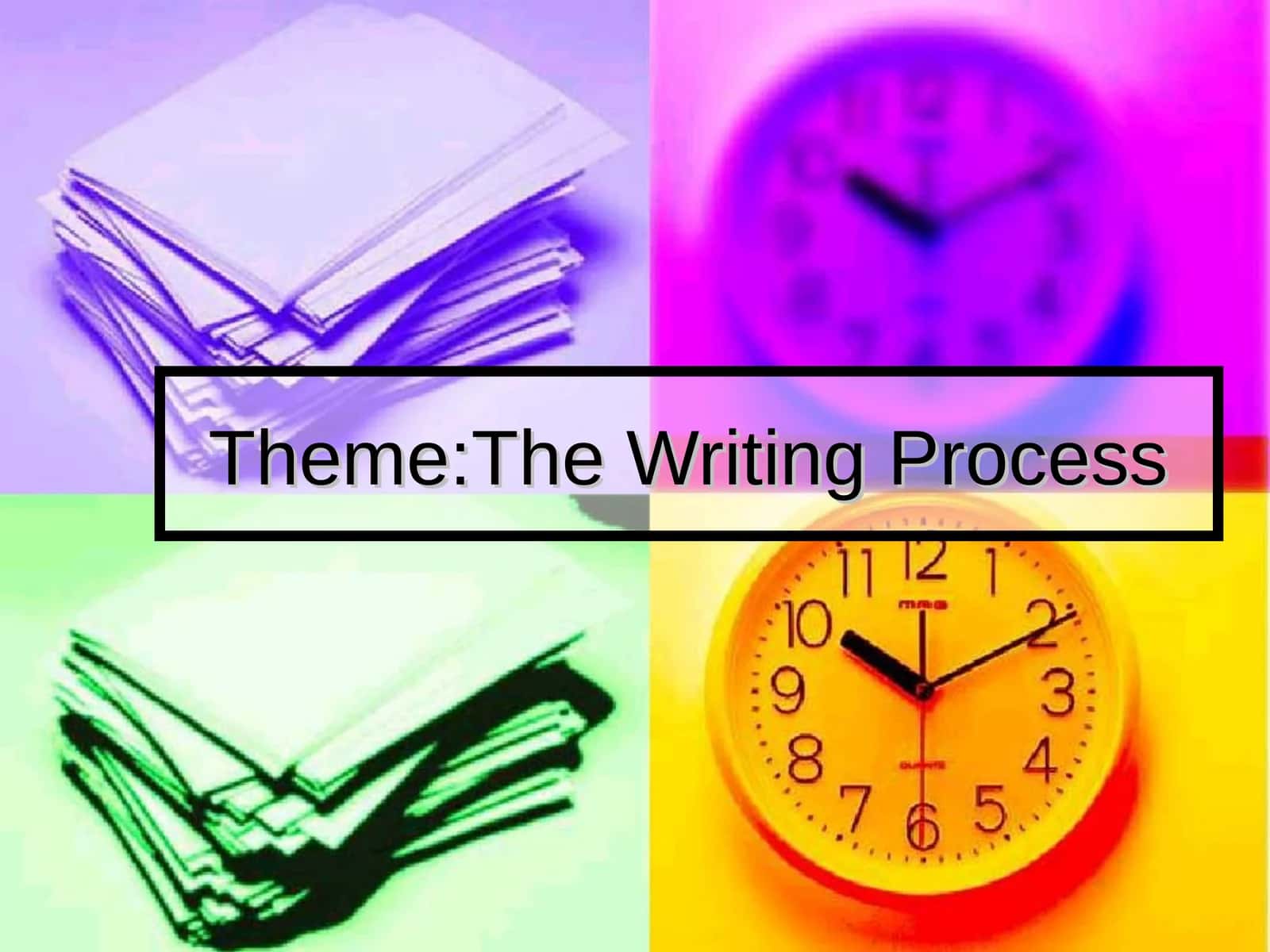 The Writing Process