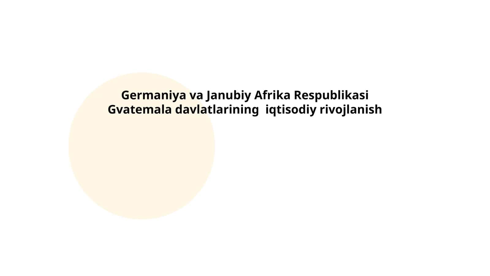Germaniyaning sanoat rivojlanishi