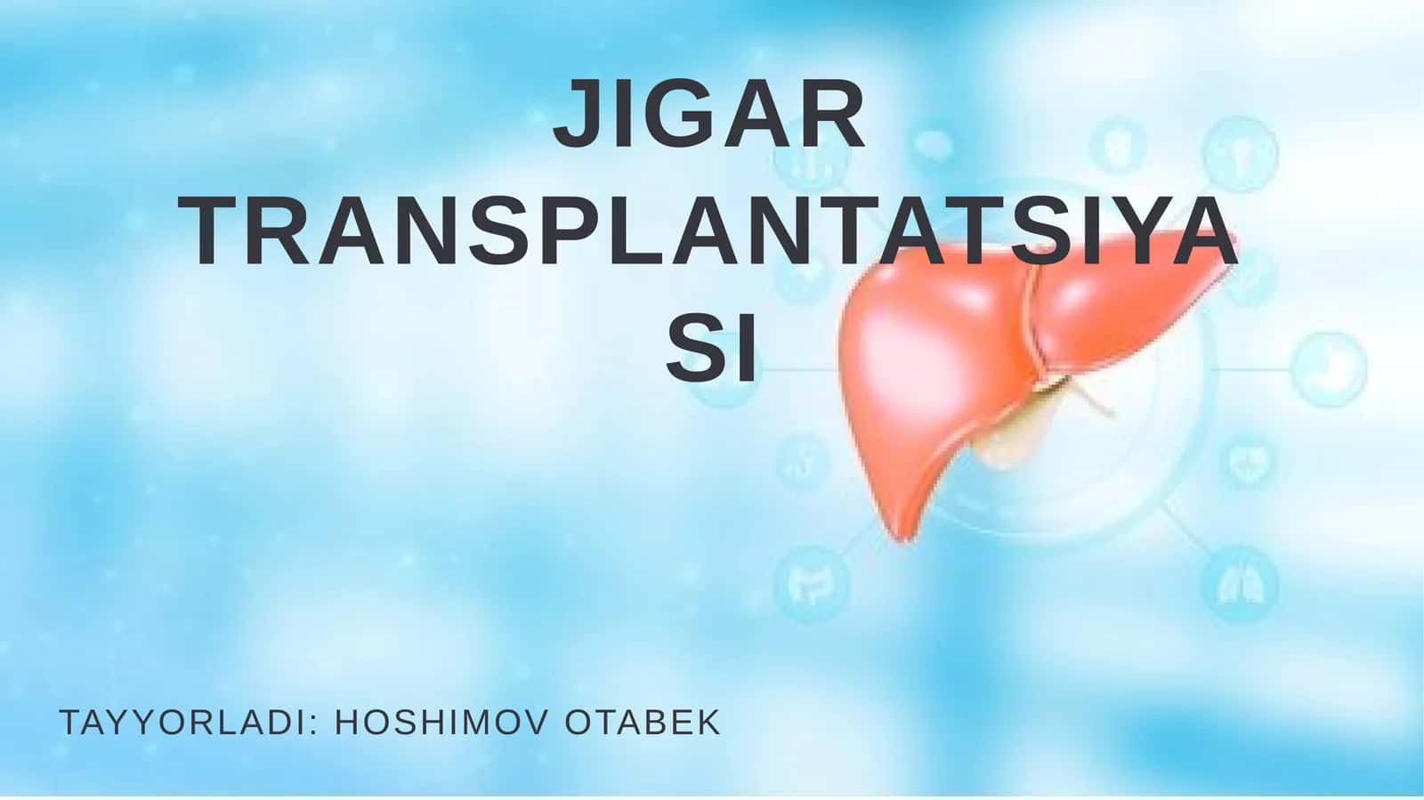 jigar transplantatsiyasi