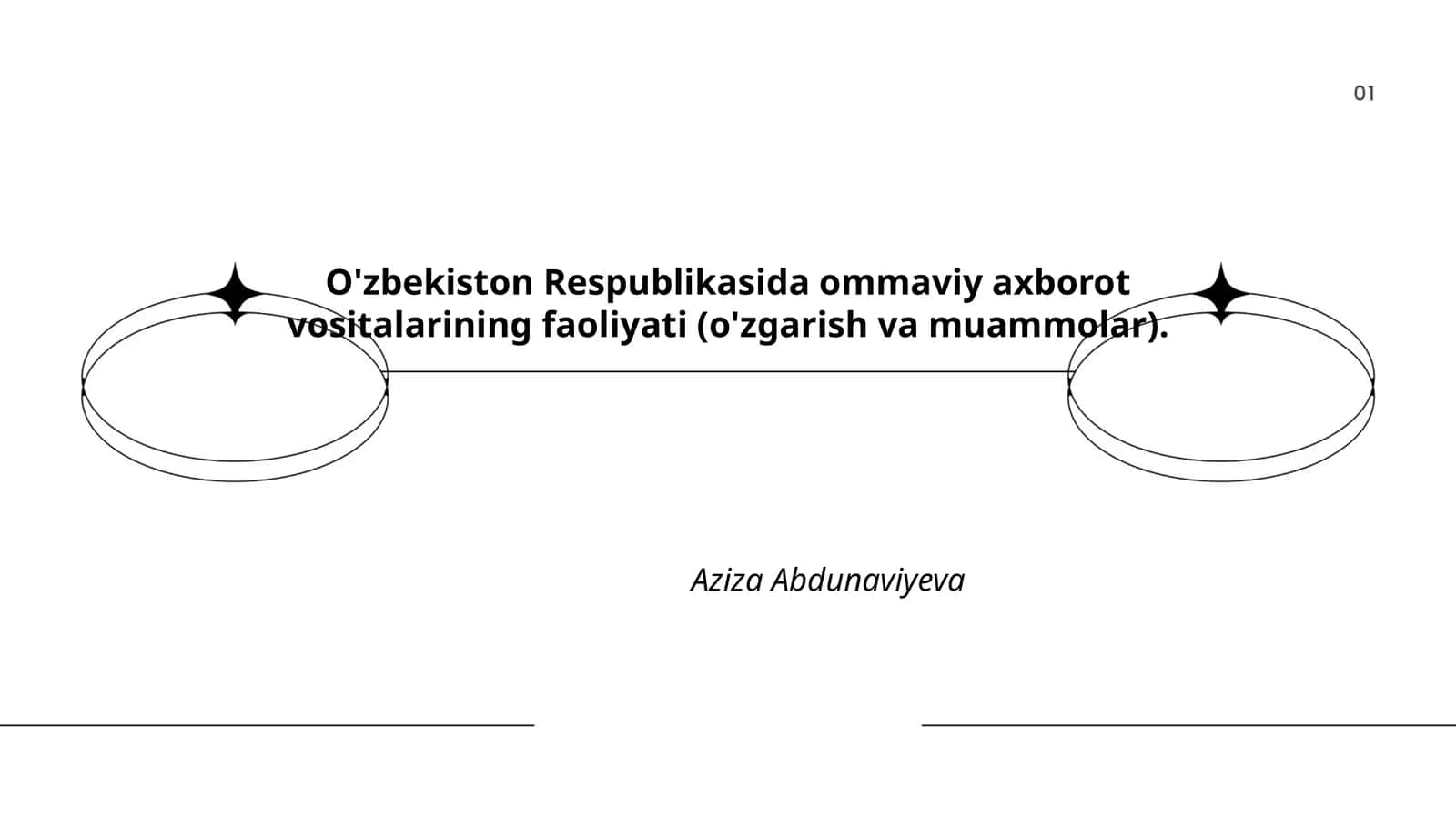 O'zbekiston Respublikasida ommaviy axborot vositalarining faoliyati (o'zgarish va muammolar)