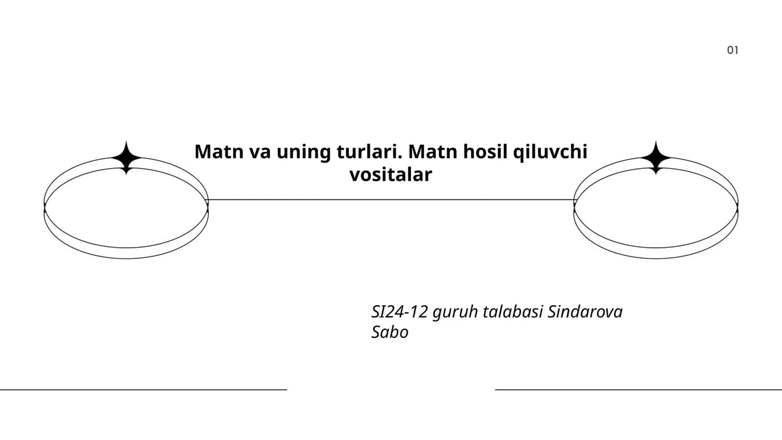 Matn va uning turlari