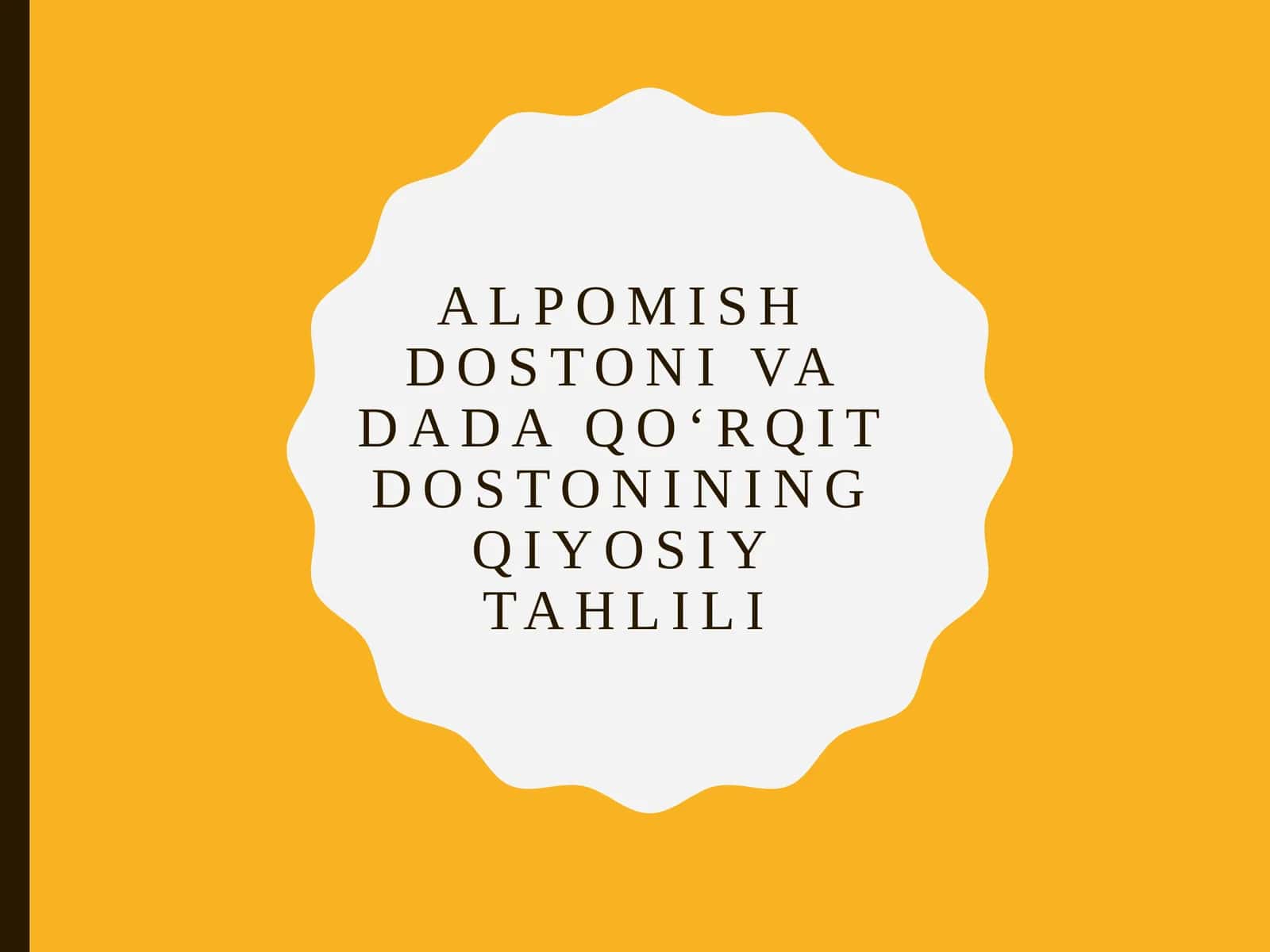 AlpomishdostonivaDadaQo‘rqitdostoniningqiyosiytahlili