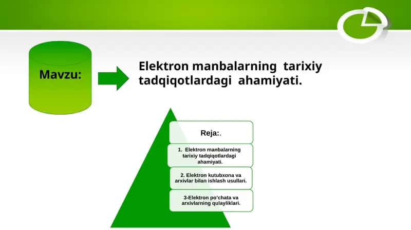 Elektron manbalarning tarixiy tadqiqotlardagi ahamiyati