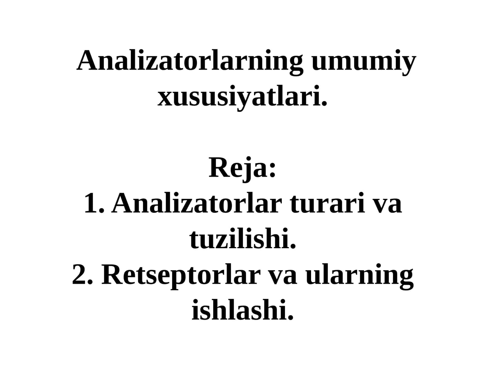 Analizatorlar