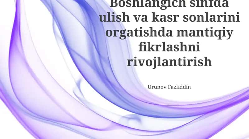 Kasrlarni tasavvur qilish: Mantiqiy yondashuv