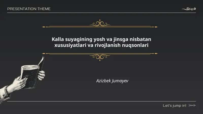 Kalla suyagining yosh va jinsga nisbatan xususiyatlari va rivojlanish nuqsonlari