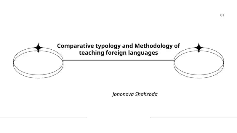 Comparative typology and Methodology of teaching foreign languages