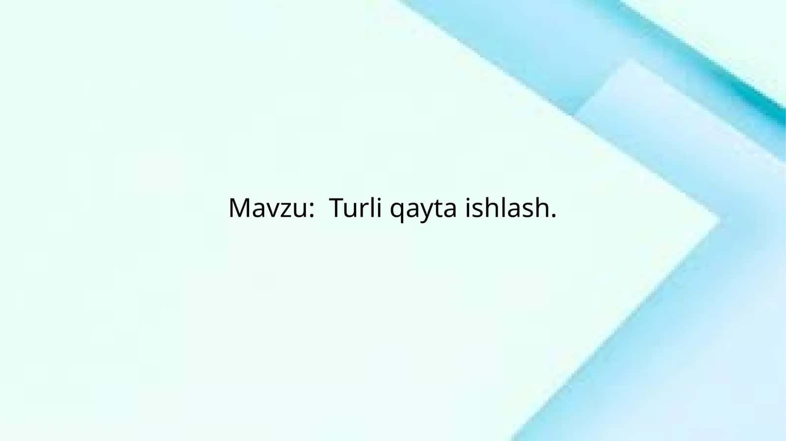 Raqamlitasvirlar ni qayta ishlash