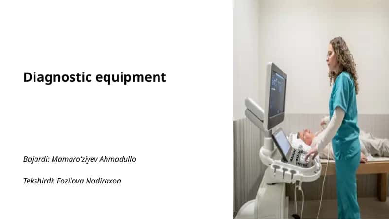 Ultrasound machines