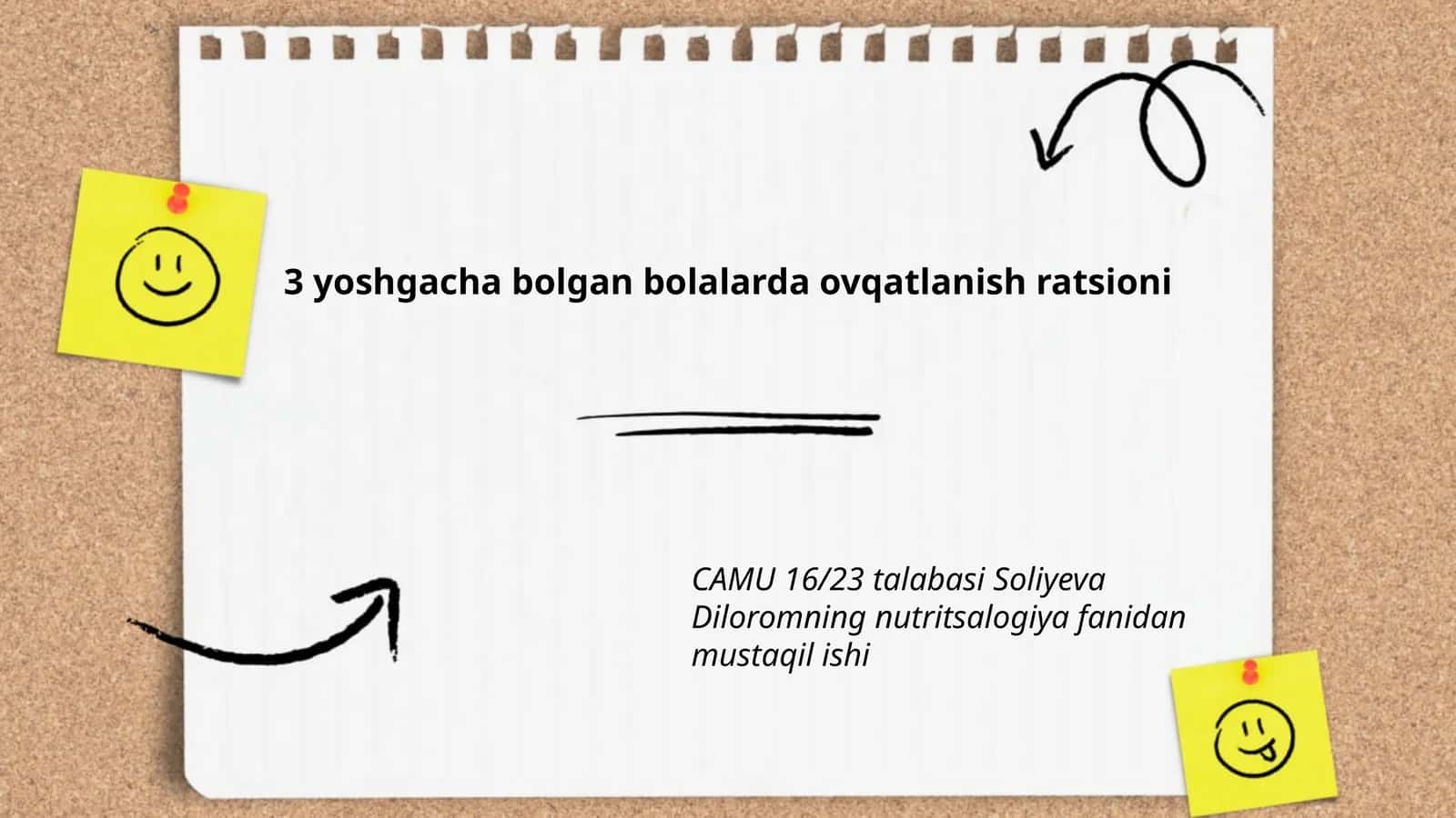 3 yoshgacha bolgan bolalarda ovqatlanish ratsioni