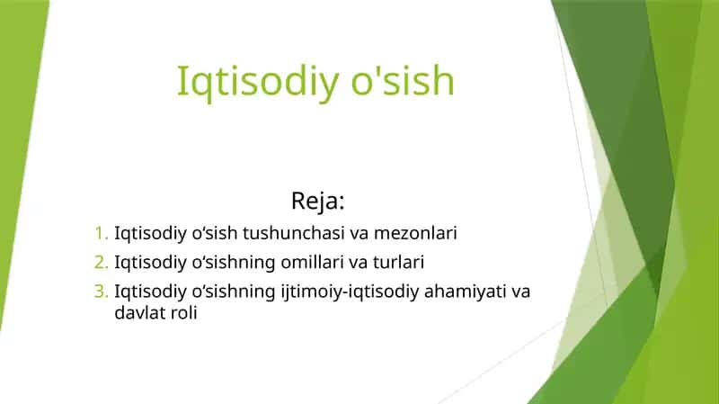 Iqtisodiy o'sish