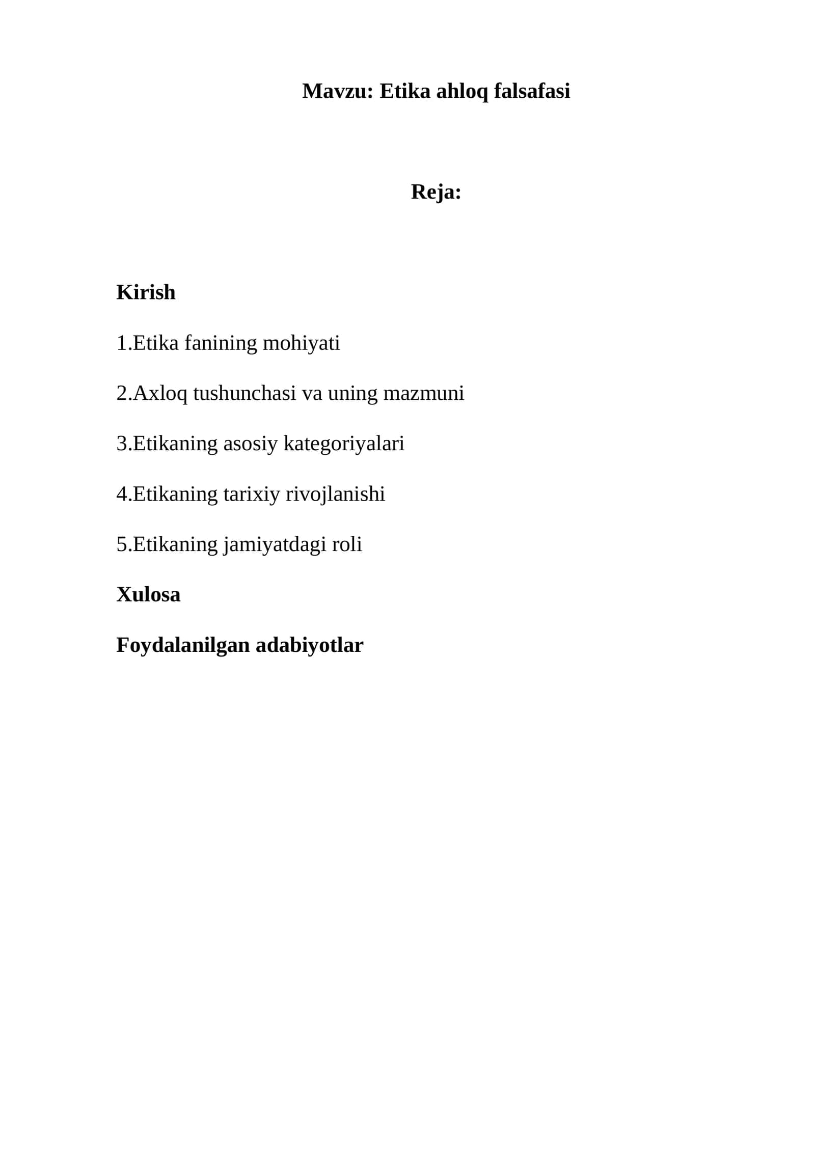 Etika ahloq falsafasi