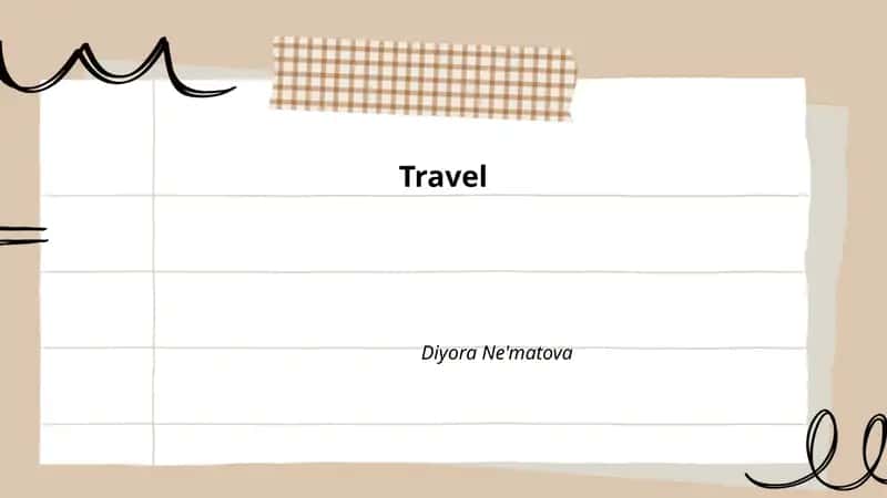 Travel