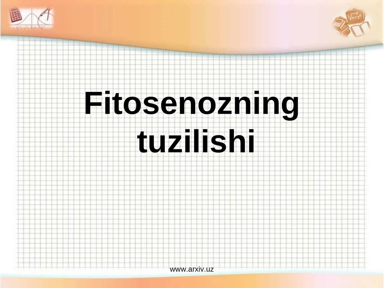 Fitosenozningtuzilishi