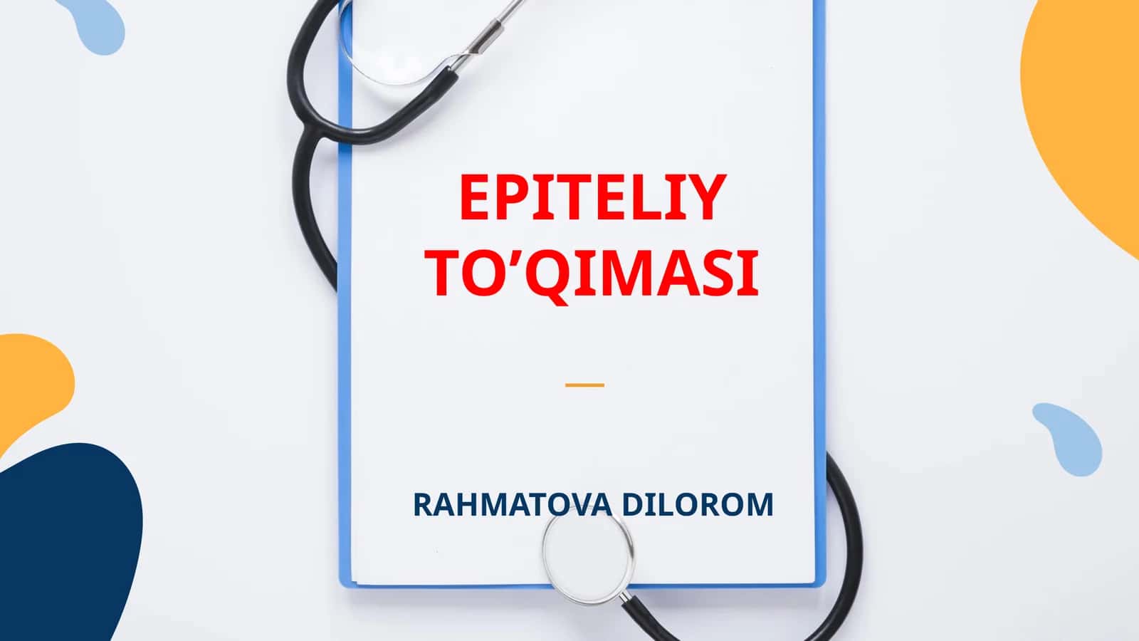 EPITELIY TO’QIMASI