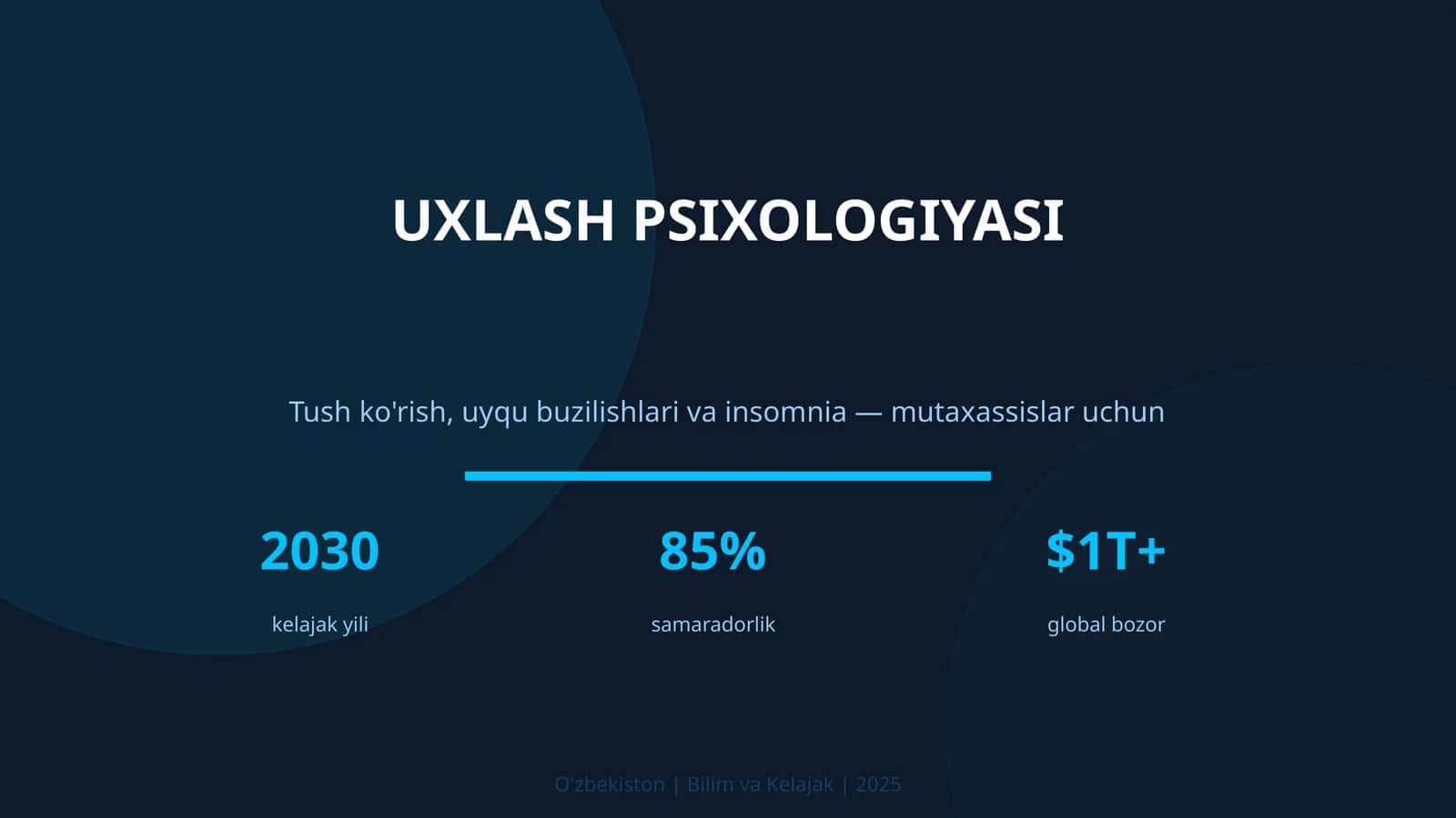 UXLASH PSIXOLOGIYASI