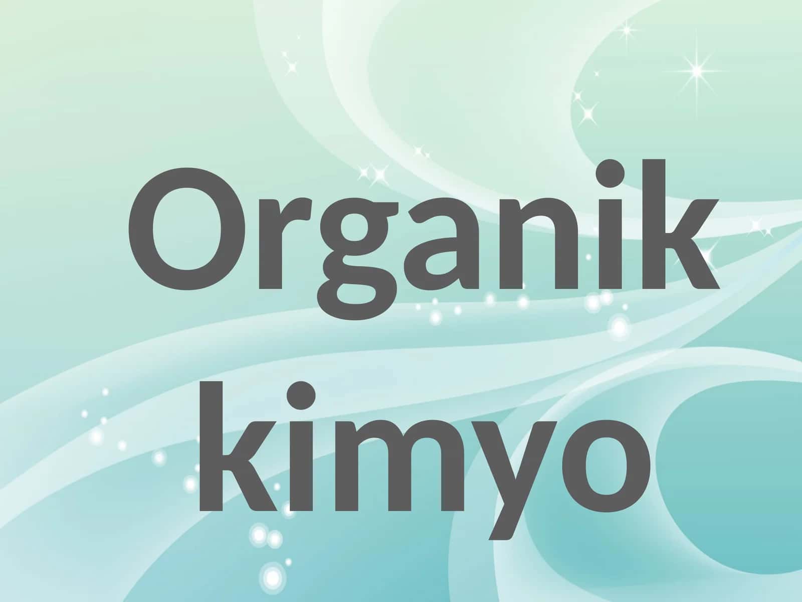 Organic Chemistry