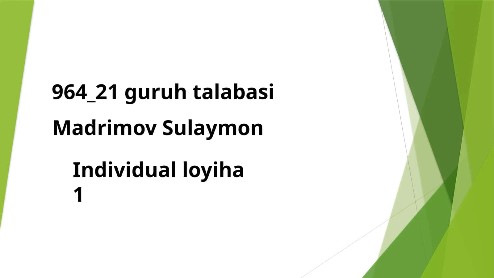Individualloyiha1