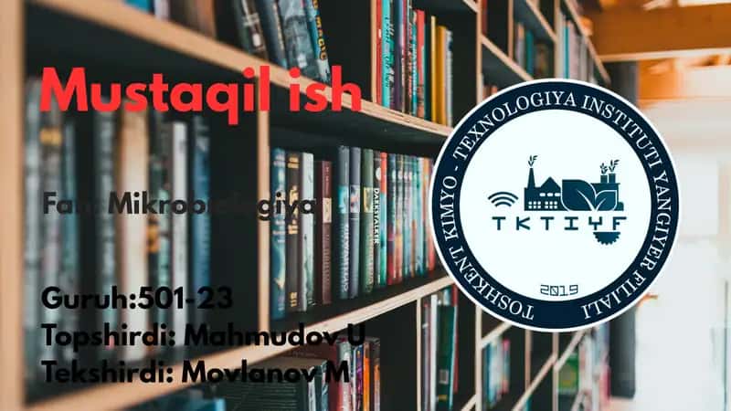 Mikroorganizmlarning Tabiatda Tarqalishi