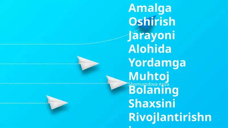 Inklyuziv Ta'Limni Amalga Oshirish Jarayoni