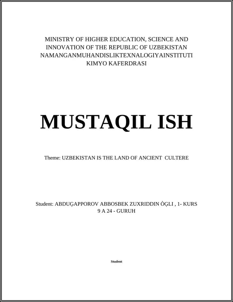 The Silk Road and Uzbekistan's Role