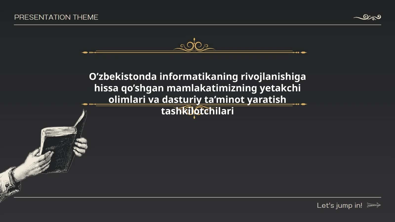 O’zbekistonda informatikaning rivojlanishiga hissa qo’shgan mamlakatimizning yetakchi olimlari va dasturiy ta’minot yaratish tashkilotchilari