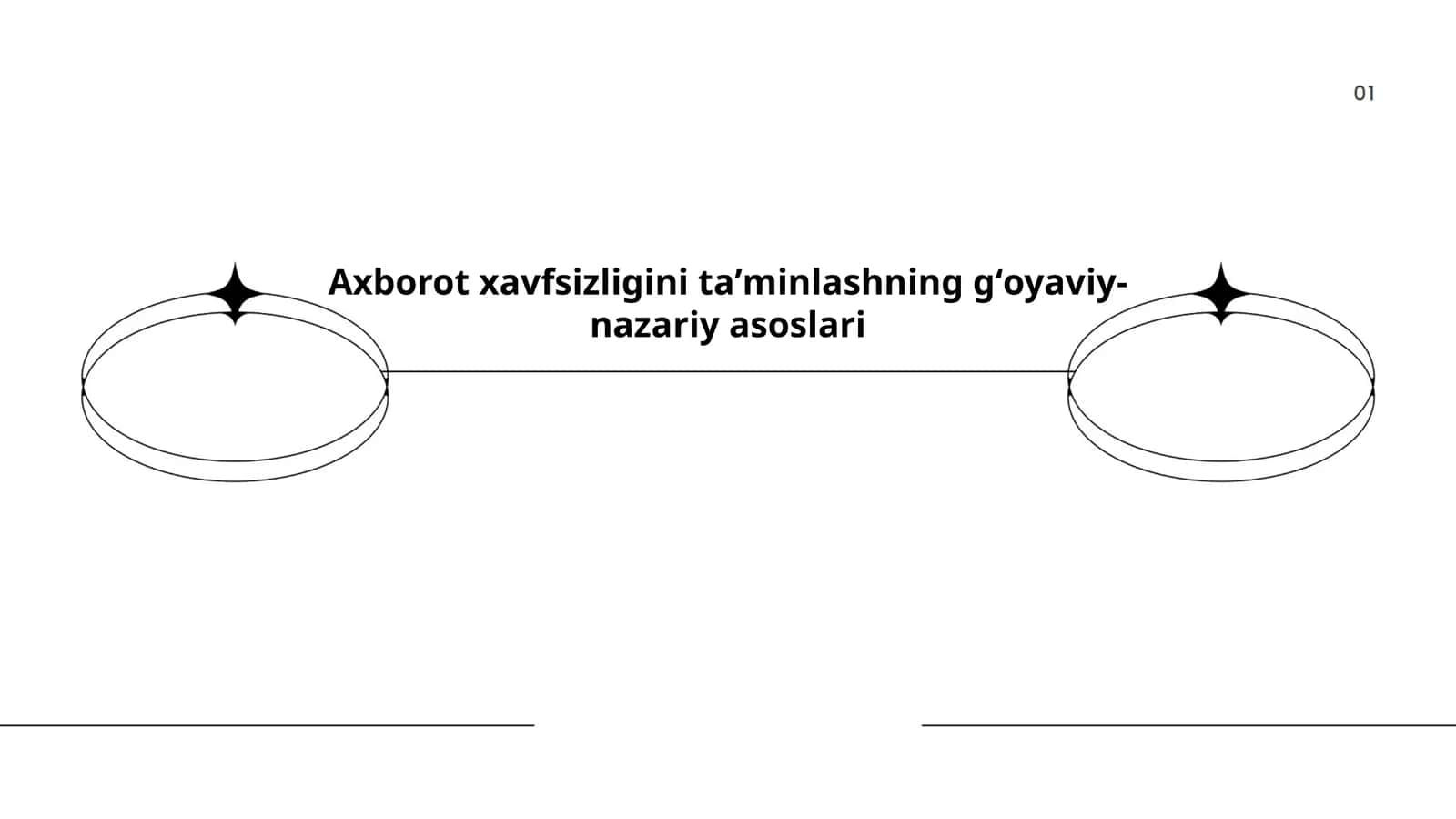 Axborot xavfsizligini taʼminlashning gʻoyaviy-nazariy asoslari