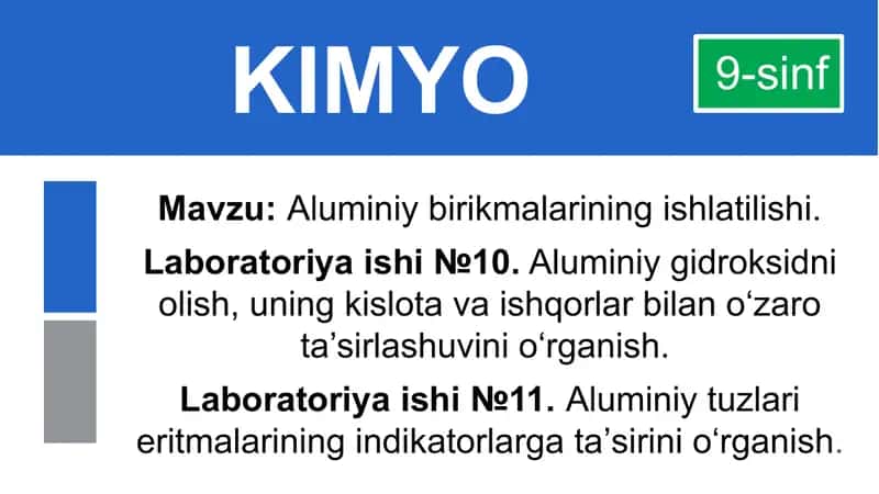 Aluminiy tuzlari eritmalari