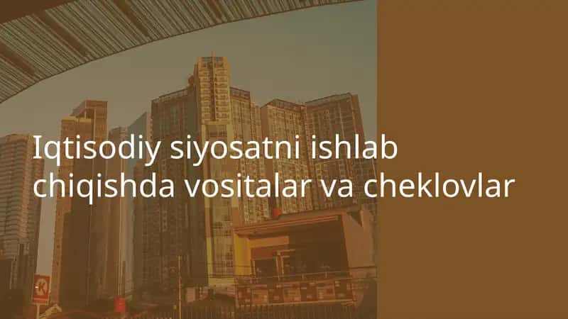 Iqtisodiysiyosat