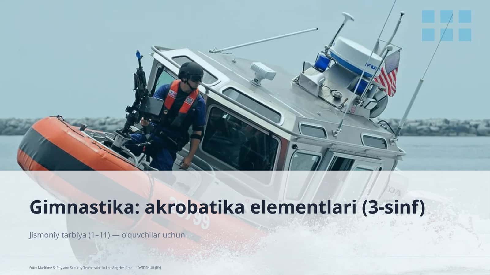 Gimnastika: akrobatika elementlari (3-sinf)