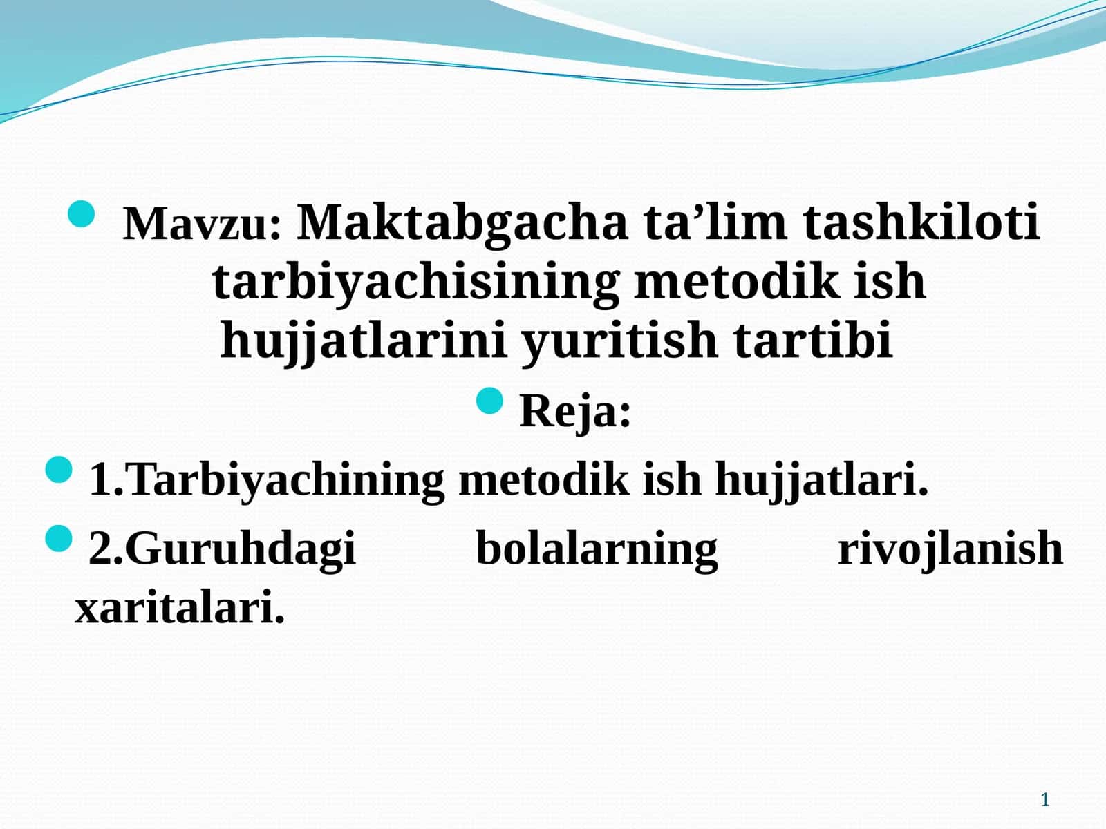 Maktabgachataʼlimtashkilotitarbiyachisiningmetodikishhujjatlariniyuritishtartibi