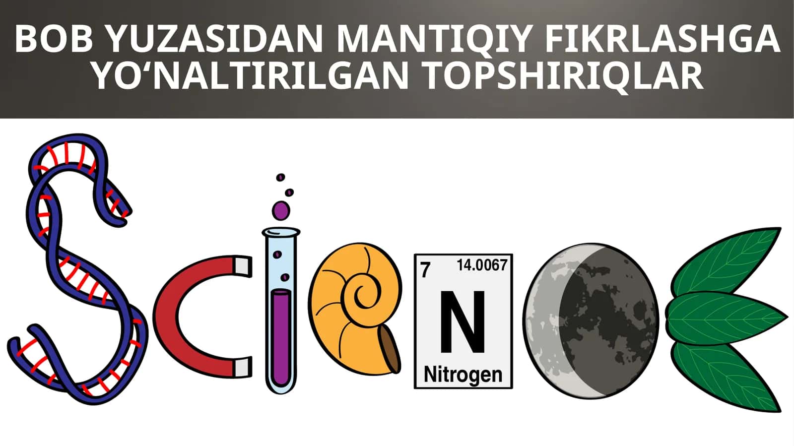 MANTIQIY FIKRLASH TOPSHIRIQLAR