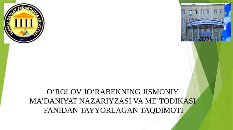 SPORTCHILAR HAYOTI