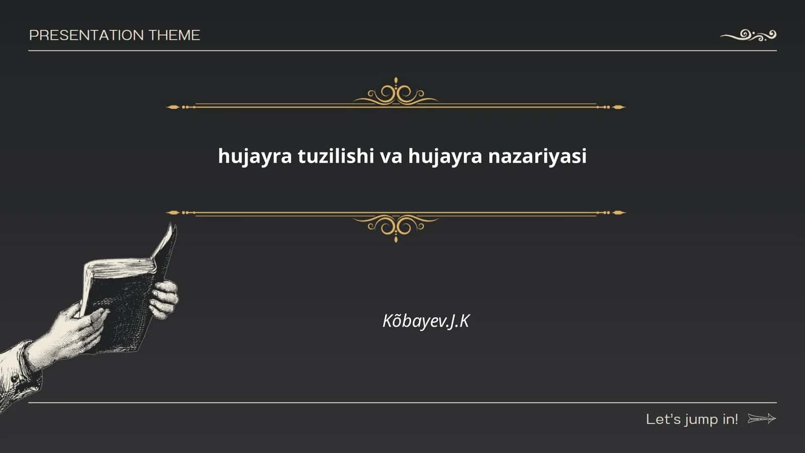 Hujayra tuzilishi va hujayra nazariyasi