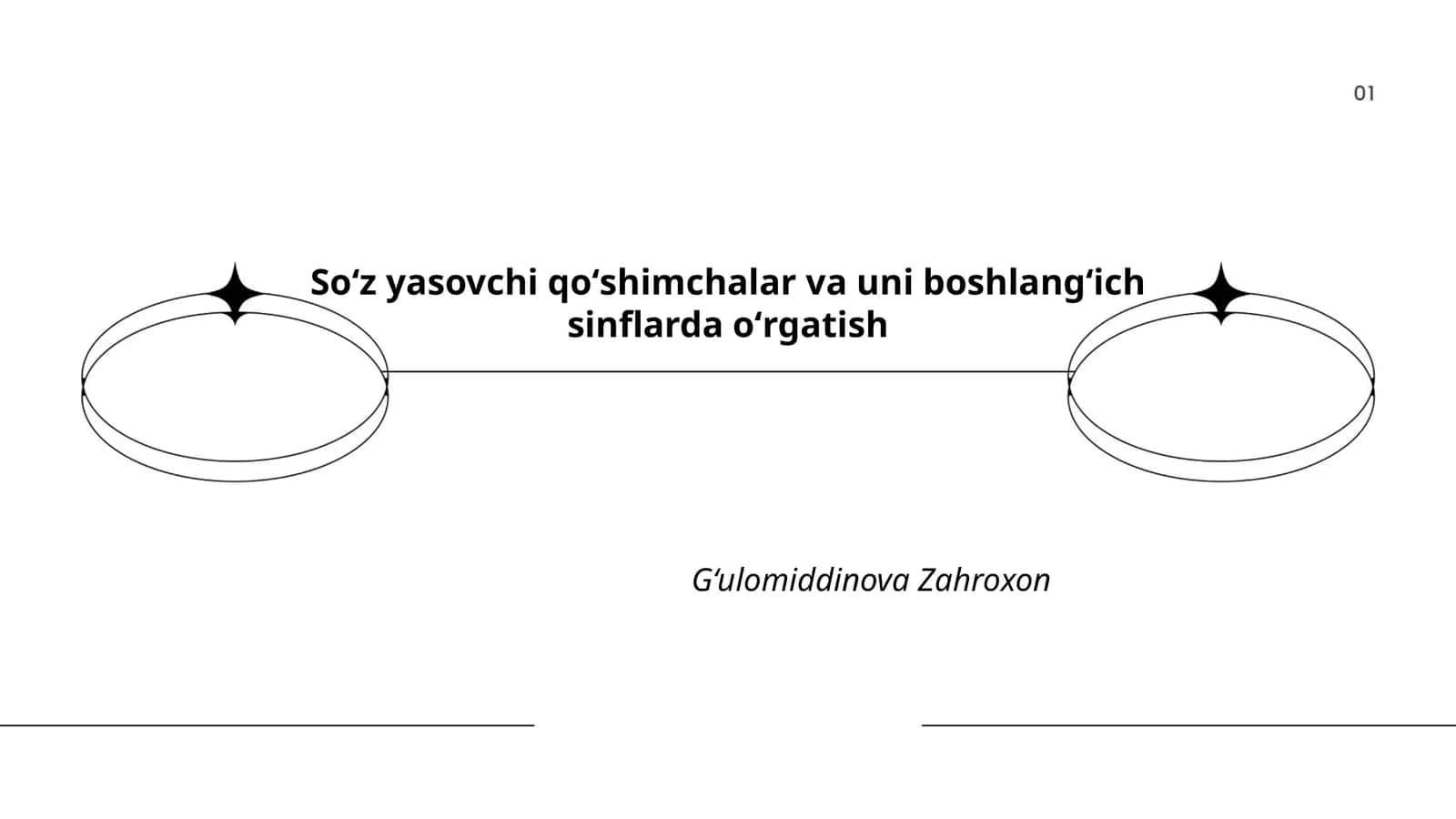 Soʻz yasovchi qoʻshimchalar va uni boshlangʻich sinflarda oʻrgatish