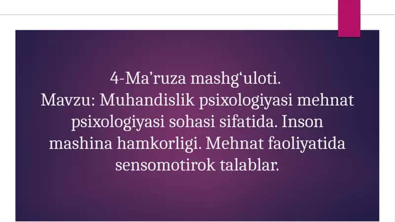 Muhandislik psixologiyasi