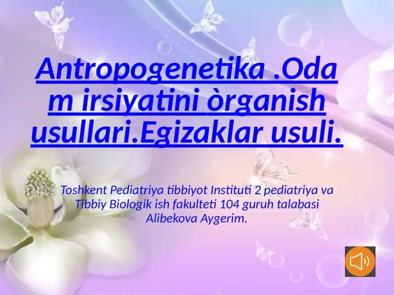 Antropogenetika